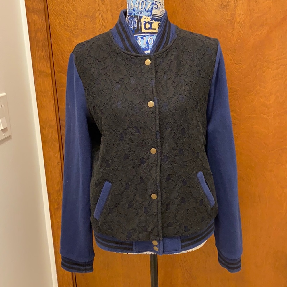 Pink by Victoria secret varsity jacket size small